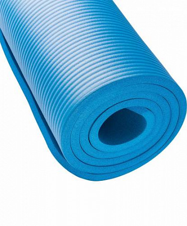 Гимнастический коврик для йоги, фитнеса Starfit FM-301 NBR blue (183x58x1,2)