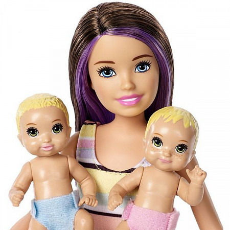 Игровой набор Barbie Скиппер и малыши GFL38