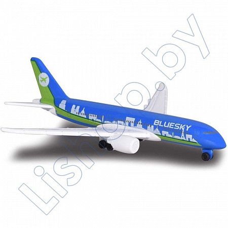 Самолет Majorette Fantasy Airplanes Boeing 787-9 (212053120) blue/green