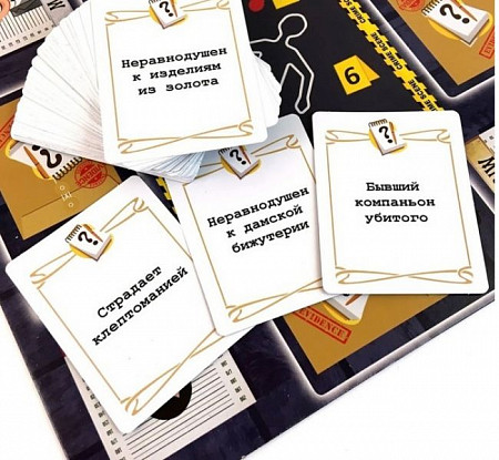 На картинке изображен Настольная игра Play Land Детективные истории История одного преступления R-400 Настольная игра Play Land Детективные истории История одного преступления R-400