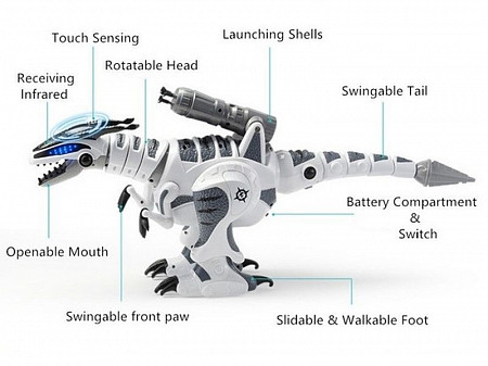 Радиоуправляемый интерактивный динозавр Huanqi K9