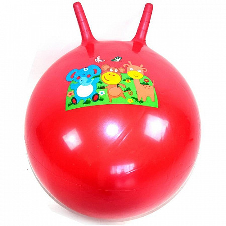 Мяч с рогами Ausini VT18-11139 red