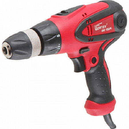 На картинке изображен Дрель-шуруповерт Wortex DR1324D0019 Дрель-шуруповерт Wortex DR1324D0019