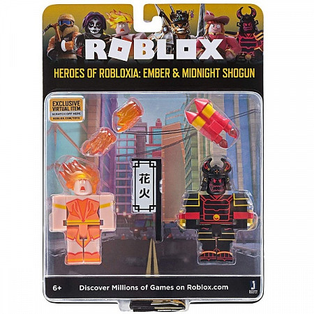 Набор игровой Roblox Герои Роблоксии: Эмбер и Полуночный Сёгун ROG0121