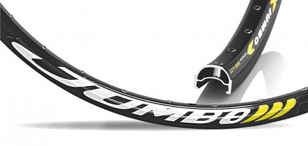 На картинке изображен Обод Remerx Jumbo 559x23 32 отверстия 70243 black Обод Remerx Jumbo 559x23 32 отверстия 70243 black