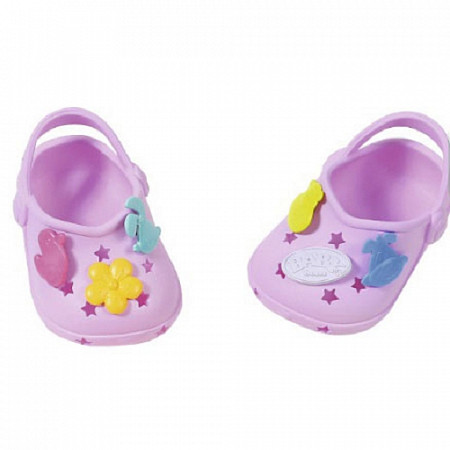 Одежда для куклы Baby Born Босоножки 824597 purple