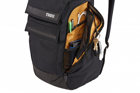 На картинке изображен Рюкзак для ноутбука Thule Paramount Backpack PARABP2216BLK black (3204216) Рюкзак для ноутбука Thule Paramount Backpack PARABP2216BLK black (3204216)