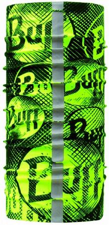 Бандана Buff Reflective R Log Us зеленая