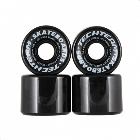 Набор колес для скейтборда Tech Team 60*45 мм 78а black