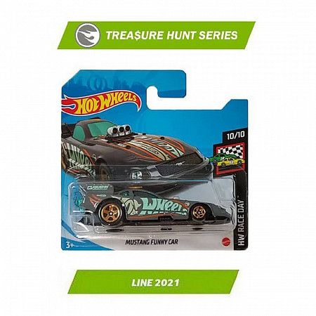 Машинка Hot Wheels Базовой коллекции Mustang Funny Car 156/250 (5785 GTC94)