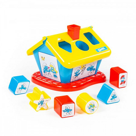 Логический Домик Полесье Смурфики с 6 кубиками №3 64431