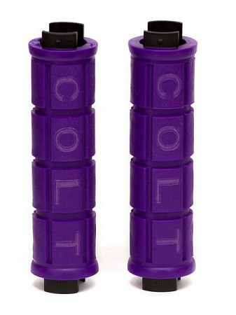 На картинке изображен Грипсы Colt Bikes Waffle Без фиксаторов HY-2004EP-10 Purple Грипсы Colt Bikes Waffle Без фиксаторов HY-2004EP-10 Purple