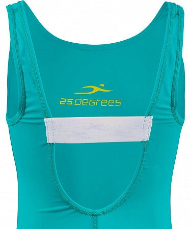 На картинке изображен Купальник для плавания детский 25Degrees Bliss Green 25D21-002-K полиамид Купальник для плавания детский 25Degrees Bliss Green 25D21-002-K полиамид