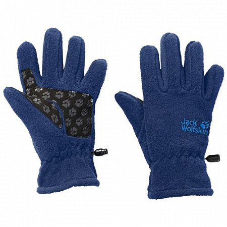 Перчатки детские Jack Wolfskin Fleece Glove Kids Blue