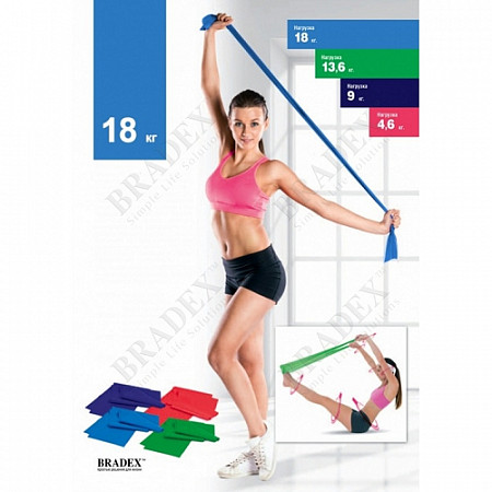 На картинке изображен Эластичная лента Bradex Суперэластик 18 кг SF 0281 Эластичная лента Bradex Суперэластик 18 кг SF 0281