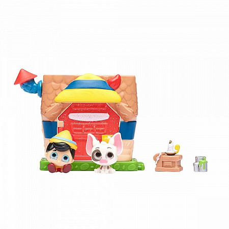 На картинке изображен Мини-набор сюрприз Moose Disney Doorables 2 фигурки 69406 Мини-набор сюрприз Moose Disney Doorables 2 фигурки 69406