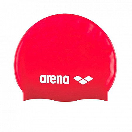 На картинке изображен Шапочка для плавания Arena Classic Silicone Cap 91662 44 red/white Шапочка для плавания Arena Classic Silicone Cap 91662 44 red/white