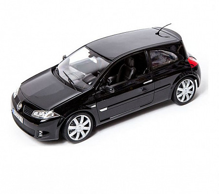 Коллекционная машина Bburago 1:18 Renault Megane (18-12074) black