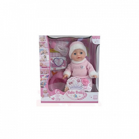 На картинке изображен Кукла PlaySmart Пупс YL1712M pink Кукла PlaySmart Пупс YL1712M pink