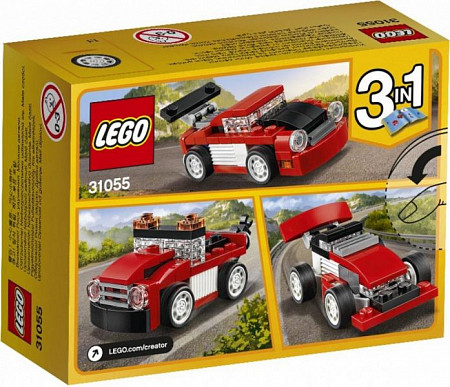 Конструктор LEGO Красная гоночная машина 31055