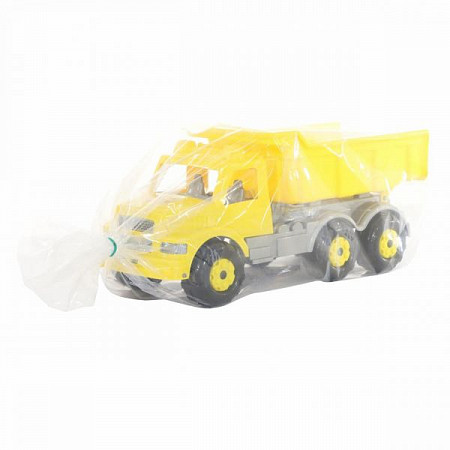 На картинке изображен Автомобиль-самосвал Полесье Буран №2 43665 yellow Автомобиль-самосвал Полесье Буран №2 43665 yellow