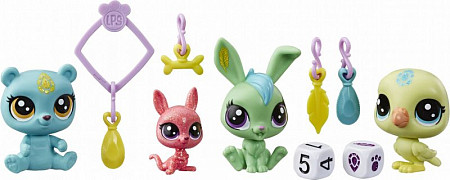 Набор фигурок Littlest Pet Shop Петы с предсказанием (E7258)