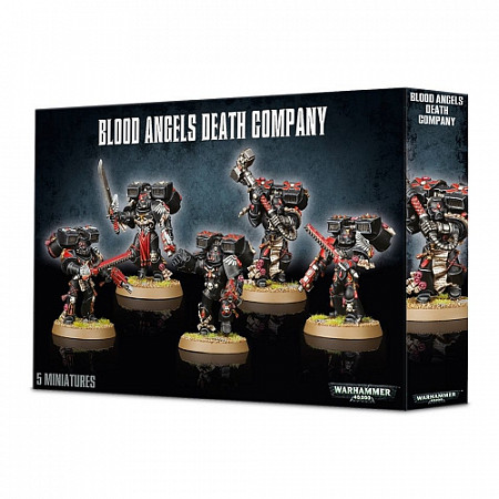 На картинке изображен Фигурки Games Workshop Warhammer: Blood Angels Death Company 41-07 Фигурки Games Workshop Warhammer: Blood Angels Death Company 41-07