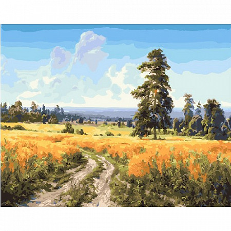 Картина по номерам Picasso Рожь (по мотивам картины И. Шишкина) PC4050495