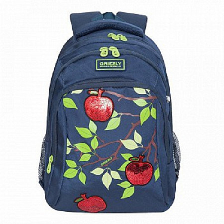 Рюкзак школьный GRIZZLY RG-062-1 /1 dark blue