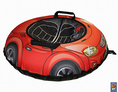 Тюбинг RT Эксклюзив Super Car автокамера 100 см red