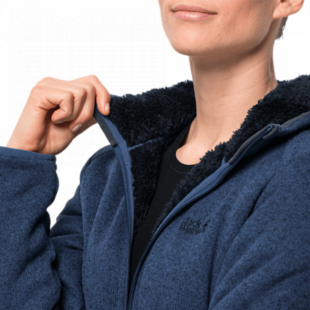 Джемпер женский Jack Wolfskin Lakeland Jacket Women porcelain blue