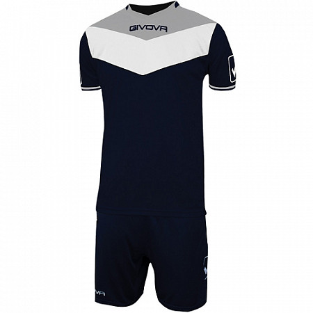 Футбольная форма Givova Campo KITC53 blue/white/grey