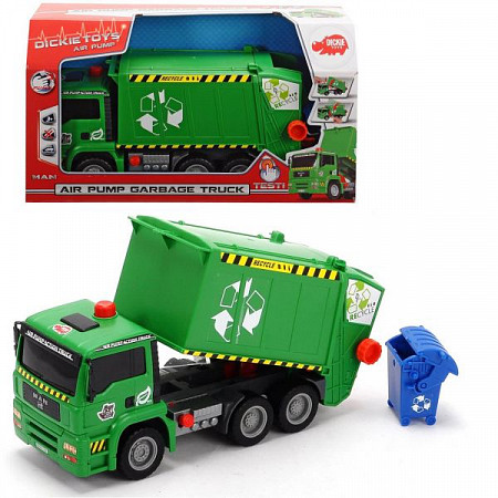 Игрушка Dickie Toys Мусоровоз с контейнером AirPump (203805000)