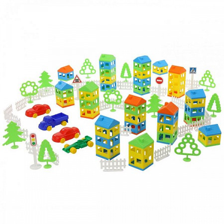 Конструктор Полесье Построй свой город (в пакете) 53749