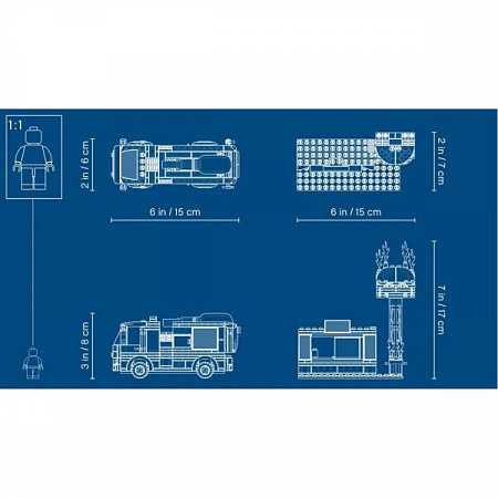 Конструктор LEGO City Пожар в бургер-кафе 60214