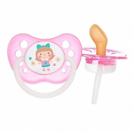 Пустышка Canpol babies Toys Латексная Ортодонтическая 18+ мес. (23/261) pink