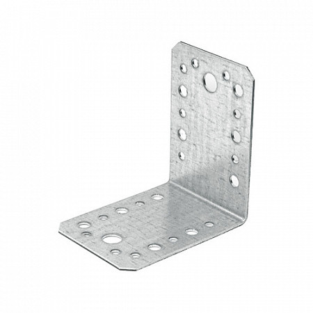 На картинке изображен Уголок крепежный Starfix 53х70x70 мм KU 1.8 мм белый цинк SMP-81475-1 Уголок крепежный Starfix 53х70x70 мм KU 1.8 мм белый цинк SMP-81475-1