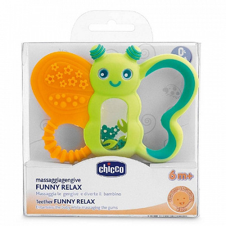 Игрушка-прорезыватель Chicco Funny Relax Бабочка 00002580000000