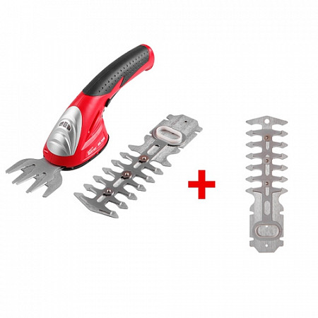 Аккумуляторные садовые ножницы Wortex SG 7215 + насадка-кусторез + нож для кустов SG721500011A2