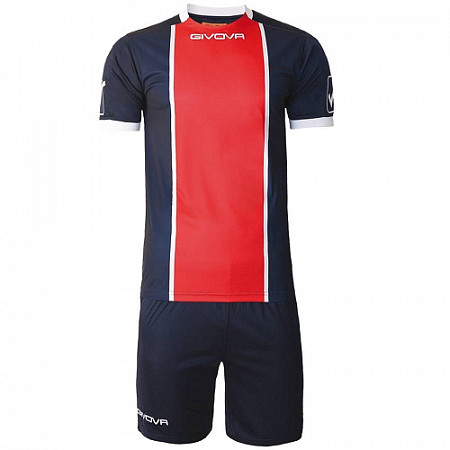 Футбольная форма Givova Kit Paris KITC62 blue/red