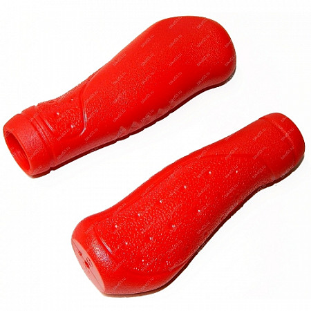 Ручки руля M-Wave Резина/гель эргономичные 5-410533 Red