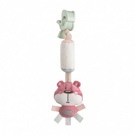 Погремушка Canpol babies Bell PASTEL FRIENDS 0м+ (68/066_pin) pink