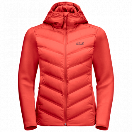 Джемпер женский Jack Wolfskin Tasman Jacket W orange coral