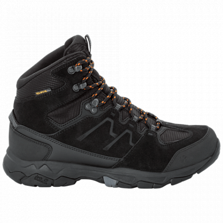 Ботинки мужские Jack Wolfskin Mtn Attack 6 Texapore Mid M black / orange