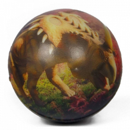 На картинке изображен Мяч детский Ausini Динозавры L788-39 green Мяч детский Ausini Динозавры L788-39 green