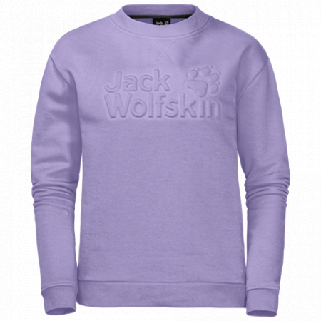 Пуловер женский Jack Wolfskin Winter Logo Sweatshirt W true lavender