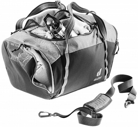 На картинке изображен Сумка Deuter Hopper 3891021-7000 black (2021) Сумка Deuter Hopper 3891021-7000 black (2021)