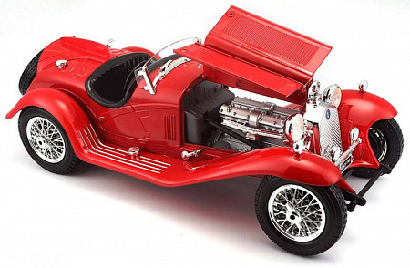 Коллекционная машина Bburago Alfa Romeo 8C 2300 Spyder Touring (18-12063) red