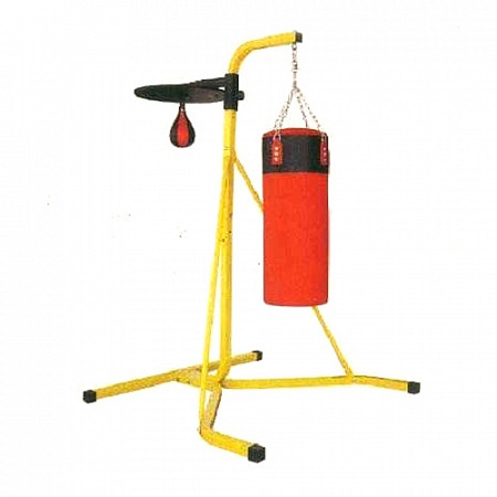 На картинке изображен Напольная подставка для мешка и груши СВ-1 Напольная подставка для мешка и груши СВ-1
