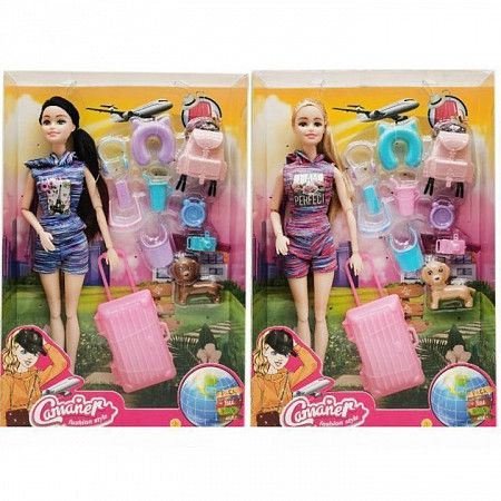 Игровой набор Qunxing Toys "Кукла  с питомцем и аксессуарами" в ассортименте KQ152
